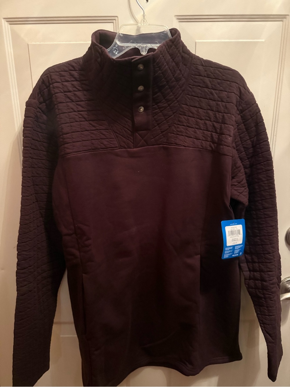 Columbia Women's Quilted Pullover Tunic Dark Brown